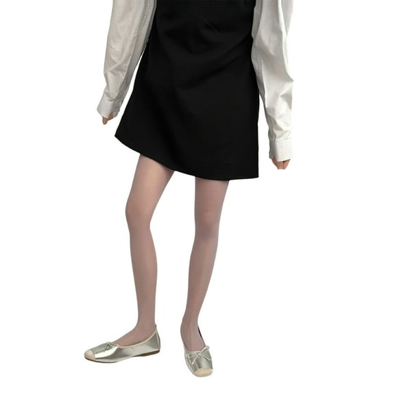 Jesscasday Women 90s Aesthetic Candy Colored Sheer Silk Tights Stocking Semi Opaque See Through Colorful Elastic Pantyhose Leggings