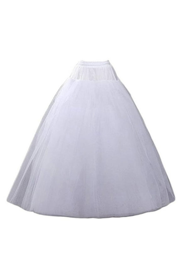 Women's Floor Length Petticoats Wedding Slips Plus Sizes Bridal Gown Underskirt