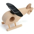 thumbnail image 1 of Jesscasday for Creative Wooden Solar Powered Airplane Helicopter Model Kids Fun Science Experiments Early Educational Toy, 1 of 10
