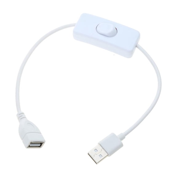 Jesscasday with ON/OFF Switch USB Cable Extension Toggle Adapter for USB Lamp USB Fan
