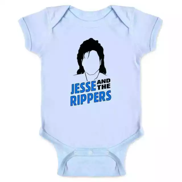 Jesse And The Rippers Band Retro Funny 90S Baby Bodysuit Cute Baby ...