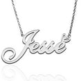 thumbnail image 1 of Jesse Custom Name Necklace Customized Personalized Plated Name Necklace for Mother Daughter Friendship Women Valentine's Day Christmas Birthday New Year Silver, 1 of 7