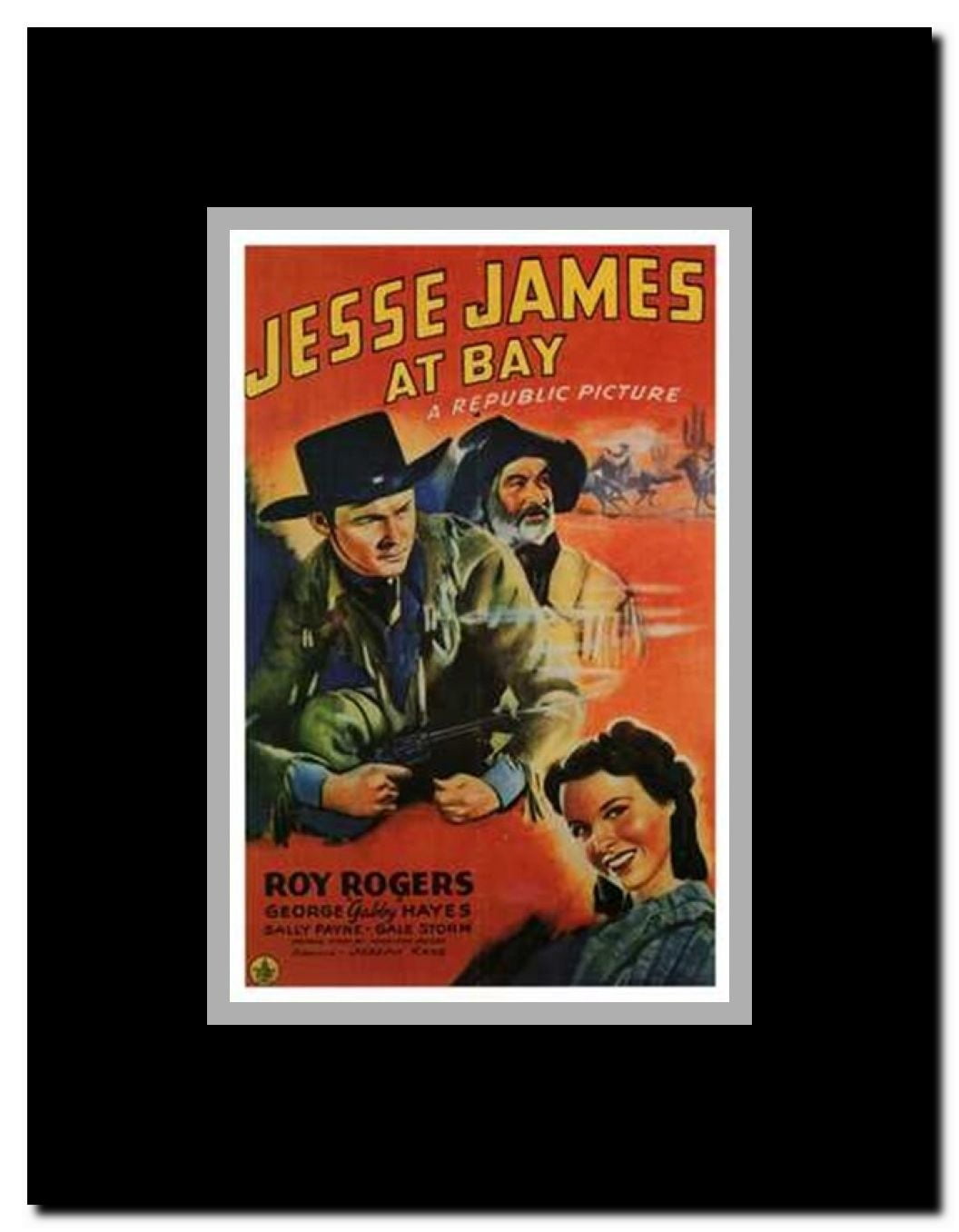 Jesse James At Bay Framed Movie Poster