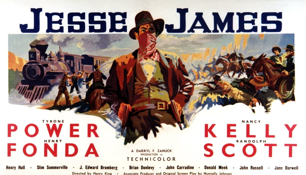 Jesse James Canvas Art - (28 x 22)