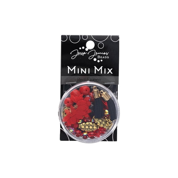 Jesse James Color Envy Mini Bead Mix Red Queen