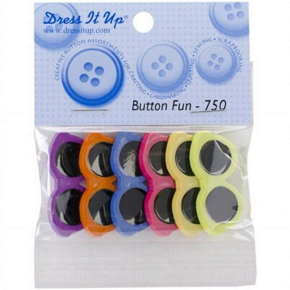 Jesse James DIUBTN-750 Dress It Up Embellishments-Sunglasses