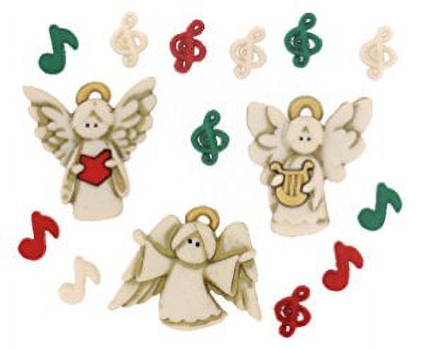 Jesse James Dress It Up Choir of Angels Embellishments, 15-Pack - image 1 of 1