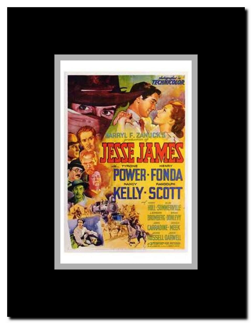 Jesse James Framed Movie Poster