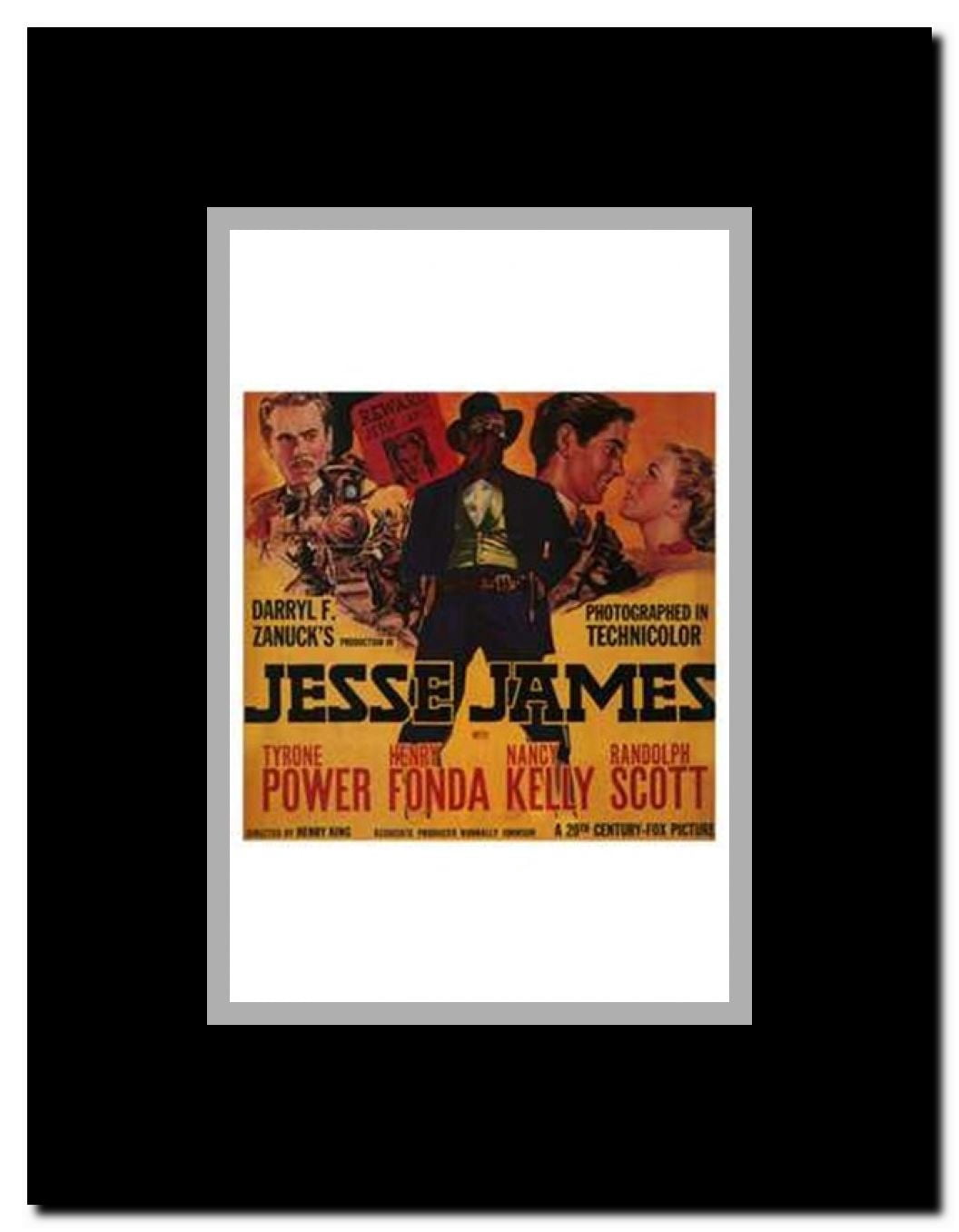 Jesse James Framed Movie Poster
