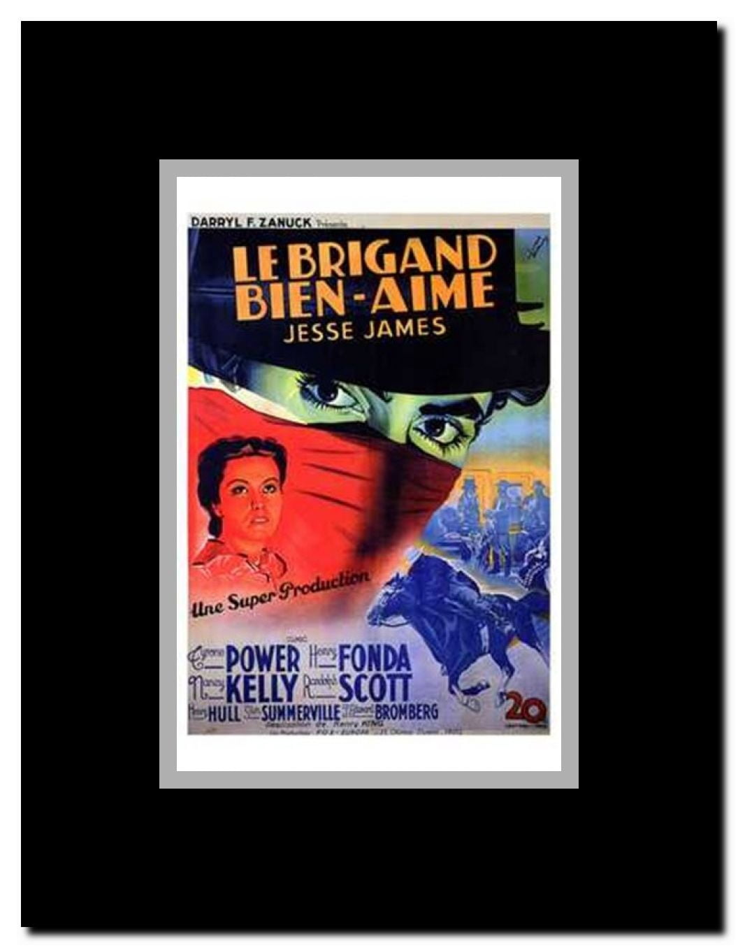 Jesse James Framed Movie Poster