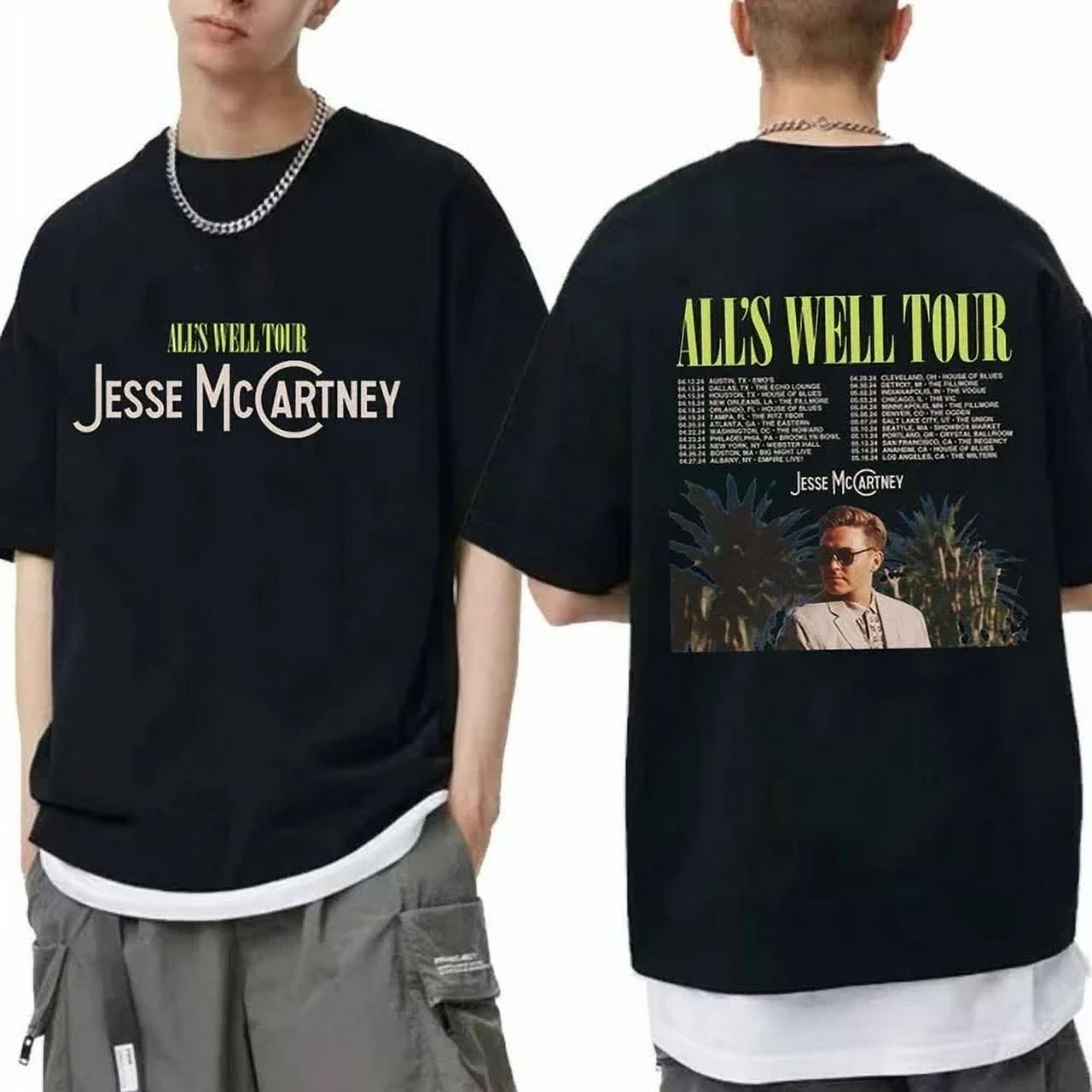 Jesse McCartney All s Well Tour 2024 Shirt Jesse McCartney Fan Shirt