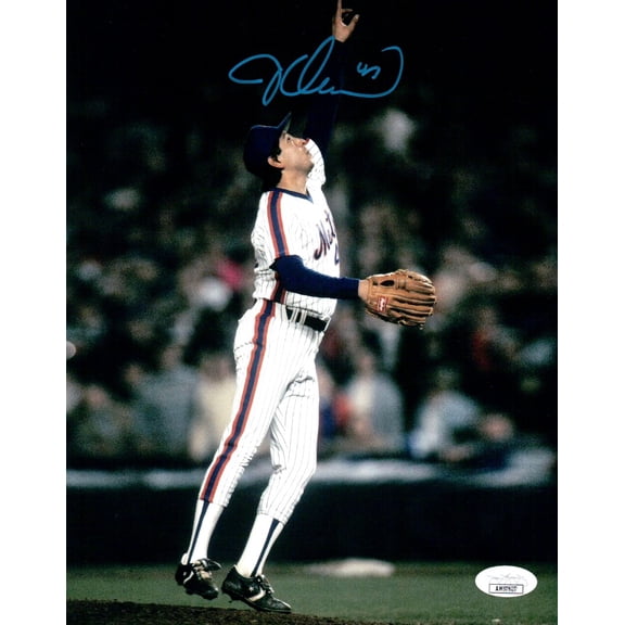 Jesse Orosco Signed Autographed 8X10 Photo Mets Fly Ball Point JSA