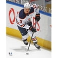 thumbnail image 1 of Jesse Puljujarvi Edmonton Oilers Unsigned White Jersey Skating with Puck vs. Toronto Maple Leafs Photograph, 1 of 1