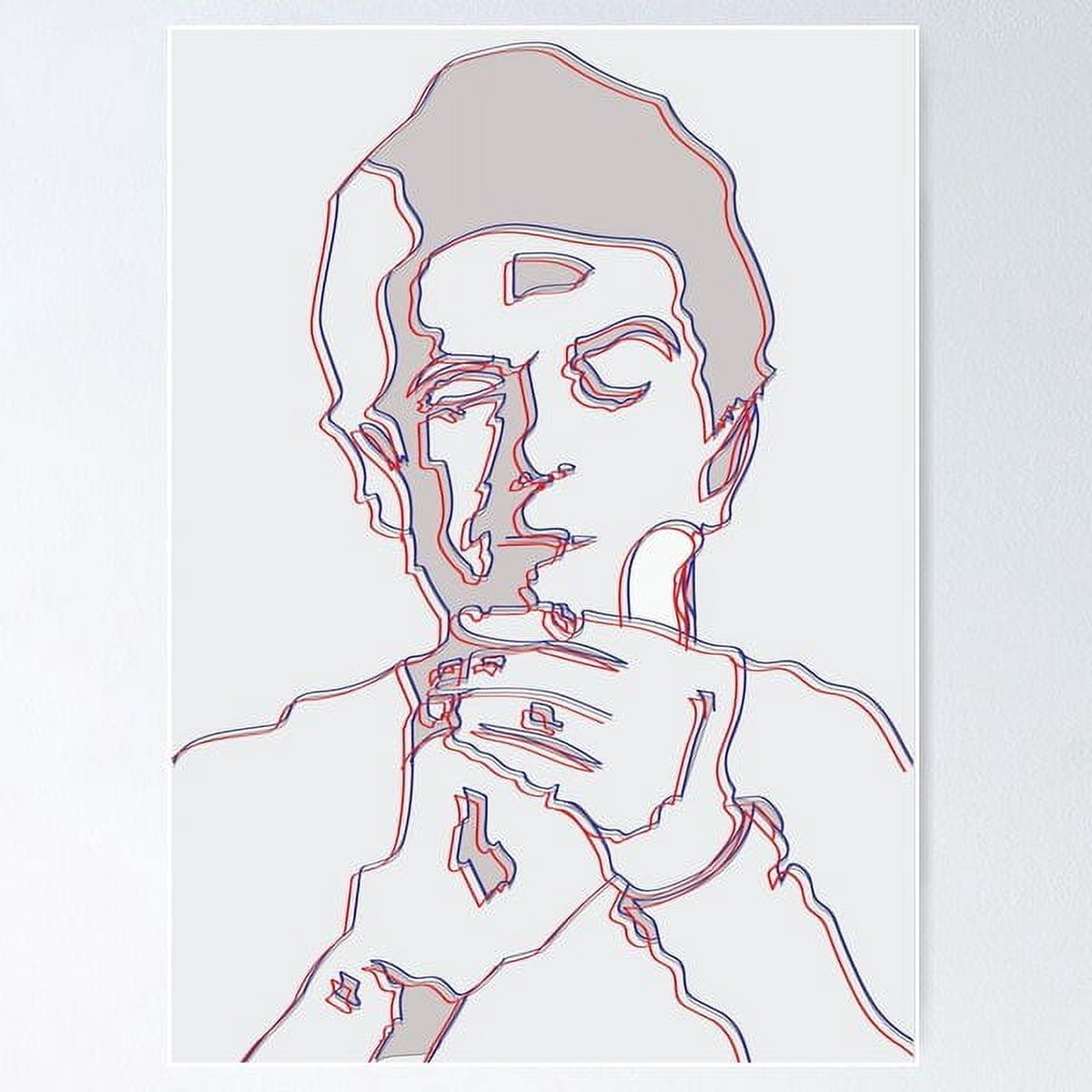 Jesse Rutherford // The Neighbourhood Poster Wall Art, Modern Wall ...