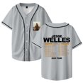 thumbnail image 1 of Jesse Welles Middle Tour 2025 Merch Baseball Jersey V-Neck Shirt Women Men Short Sleeve Streetwear Clothes, 1 of 3