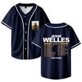 thumbnail image 1 of Jesse Welles Middle Tour 2025 Merch Baseball Jersey V-Neck Shirt Women Men Short Sleeve Streetwear Clothes, 1 of 3