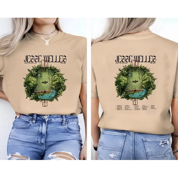Jesse Welles Under The Powerlines Tour 2026 -shirt Sizes S-5XL
