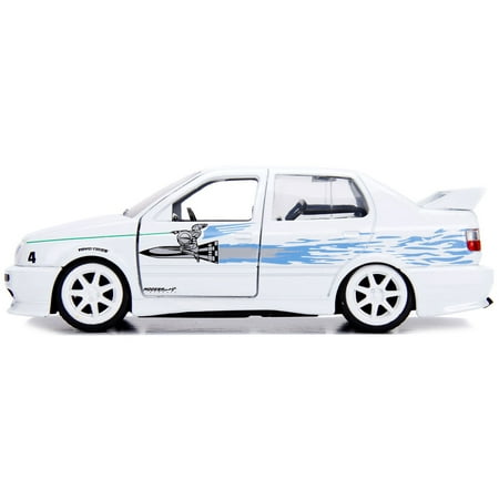 Diecast Jesse's Volkswagen Jetta White "Fast & Furious" Movie 1/32 Diecast Model Car by Jada