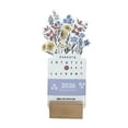 thumbnail image 1 of Jessee 2026 Bloomy Flowers Desk Calendar with Wooden Base, Unique Vase Design Monthly Planner, Clear Printing Home Office Decorative Organizer, 1 of 6