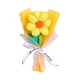 thumbnail image 1 of Jessee Plush Sunflower Yellow Mini Bouquet for DIY Wedding Bouquets Centerpieces Arrangements Party Baby Shower Valentines Day Christmas Tree Decorations, 1 of 5
