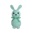 thumbnail image 1 of Jessee Soft Green Milk Fufu Crochet Rabbit Toy, Easter Gifts for Kids, Spring Stress-Relief Gadget, Home Decor Ornaments, 1 of 5