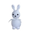 thumbnail image 1 of Jessee Soft White Milk Fufu Crochet Rabbit Toy, Easter Gifts for Kids, Spring Stress-Relief Gadget, Home Decor Ornaments, 1 of 5