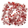 thumbnail image 1 of Jessee Valentine’s Day Decor, 6.6FT Valentine Heart Tinsel Garland, Metallic Twist Shiny Hanging Garland Ornaments for Indoor Outdoor Home, Wedding & Galentine’s Party Decorations, 1 of 7