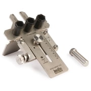 JessEm 08357 1/2 Stainless Steel Dowelling Jig with Angle Guide Precision Woodworking Joinery Tool for Edge, Face, and Corner Dowels