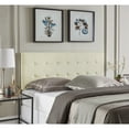 Home Imports Emporium Jessenia Tufted Upholstered Headboard, Height Adjustable Queen Size