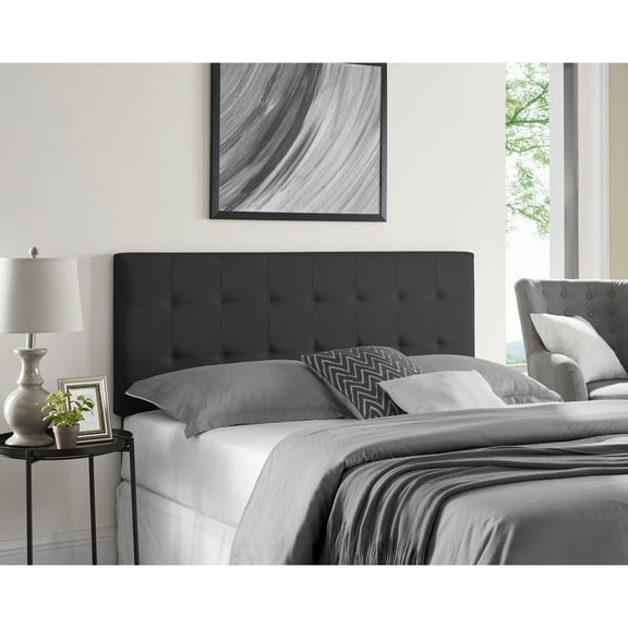 Jessenia Headboards for Queen Size Bed, Upholstered Tufted Bed Headboard, 12 Adjustable Positions Queen Headboard Only, Wall Mounted Headboard, Bed Backboard Linen Fabric Head Board – Dark Gray