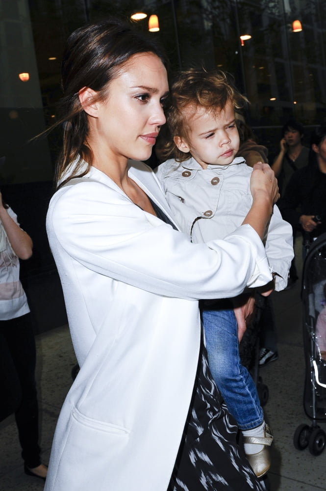 Jessica Alba Honor Marie Warren Out And About For Celebrity Candids - Jessica Alba Manhattan New York Ny April 22