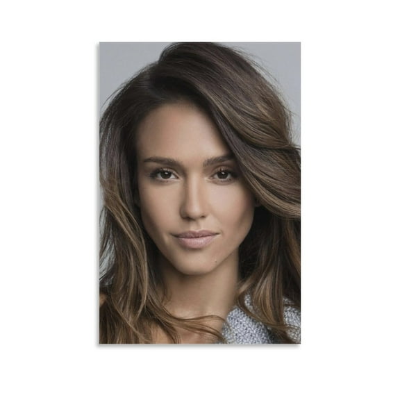 Jessica Alba Poster Cool Artworks Painting Wall Art Canvas Prints Hanging Picture Home Decor Posters Gift 16x24inch(40x60cm)