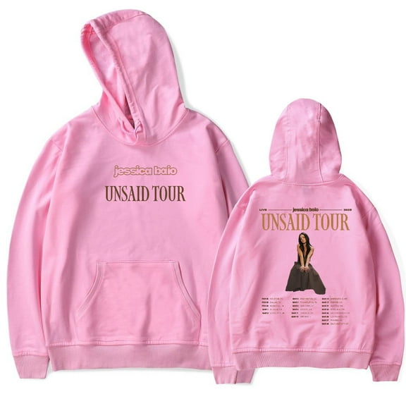 Jessica Baio The UNSAID Tour 2025 Hoodies Merch Women Men Long sleeve Fashion Casual Hooded Sweatshirts