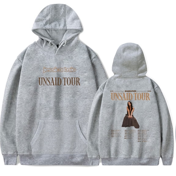 Jessica Baio The UNSAID Tour 2025 Hoodies Merch Women Men Long sleeve Fashion Casual Hooded Sweatshirts
