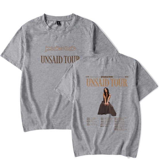 Jessica Baio The UNSAID Tour 2025 T-Shirts Merch Women Clothes Trend Casual Short Sleeve Top