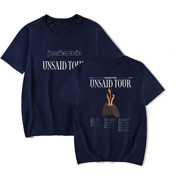 Jessica Baio The UNSAID Tour 2025 T-Shirts Merch Women Clothes Trend Casual Short Sleeve Top