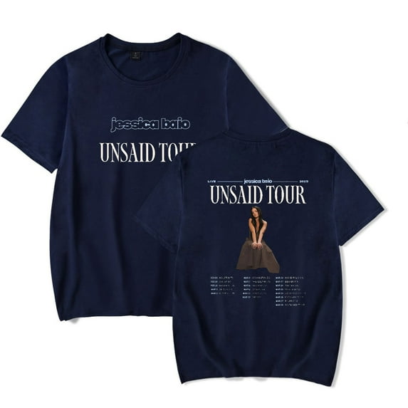 Jessica Baio The UNSAID Tour 2025 T-Shirts Merch Women Clothes Trend Casual Short Sleeve Top