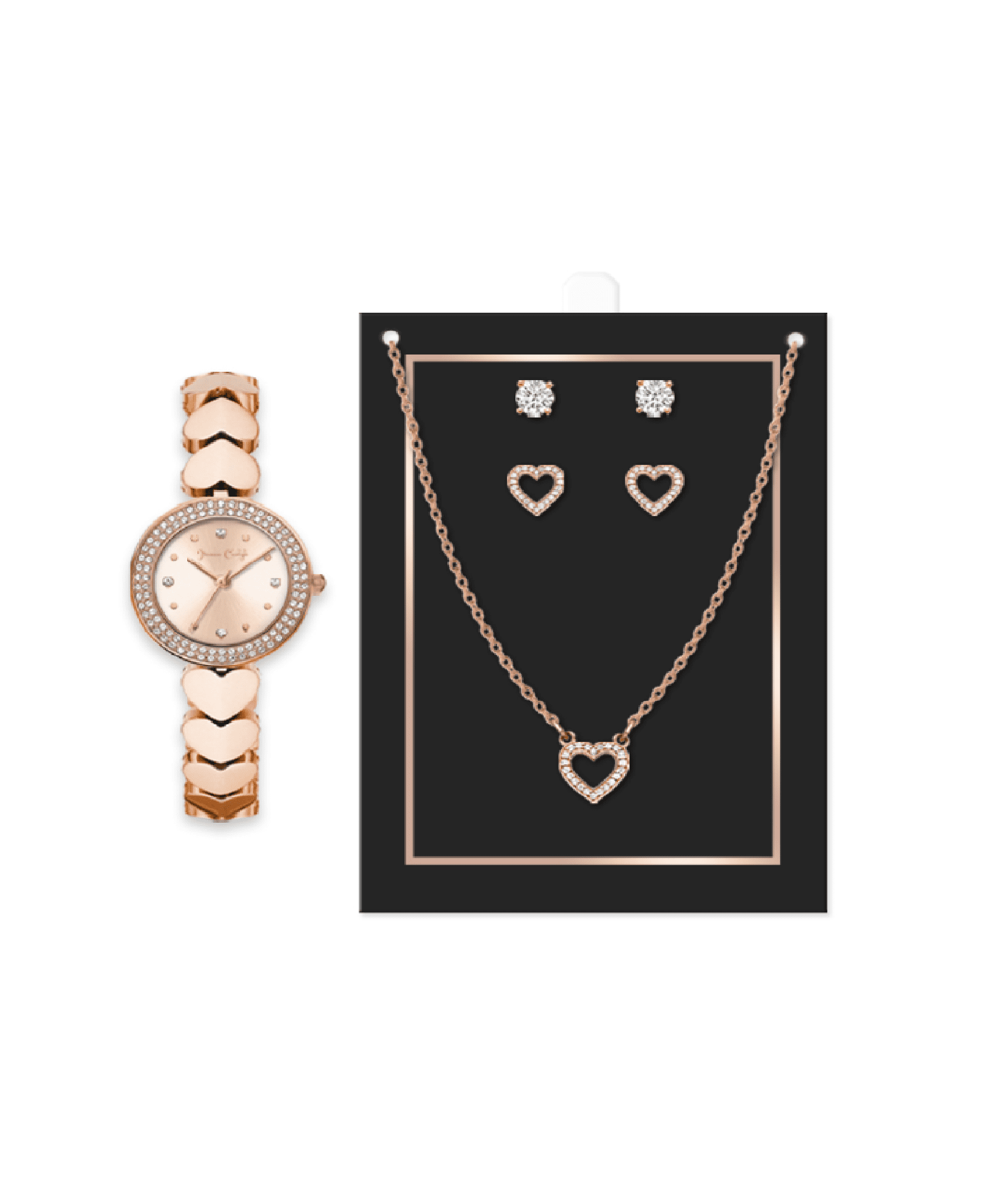 アクセサリー CVTVLIST Jessica Carlye Women's Silver Tone Bracelet Watch with Cross