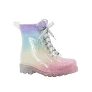 JESSICA CARLYLE GIRLS Jessica Carlyle Youth Loxley Glitter Rain Boots, Sizes 10-4