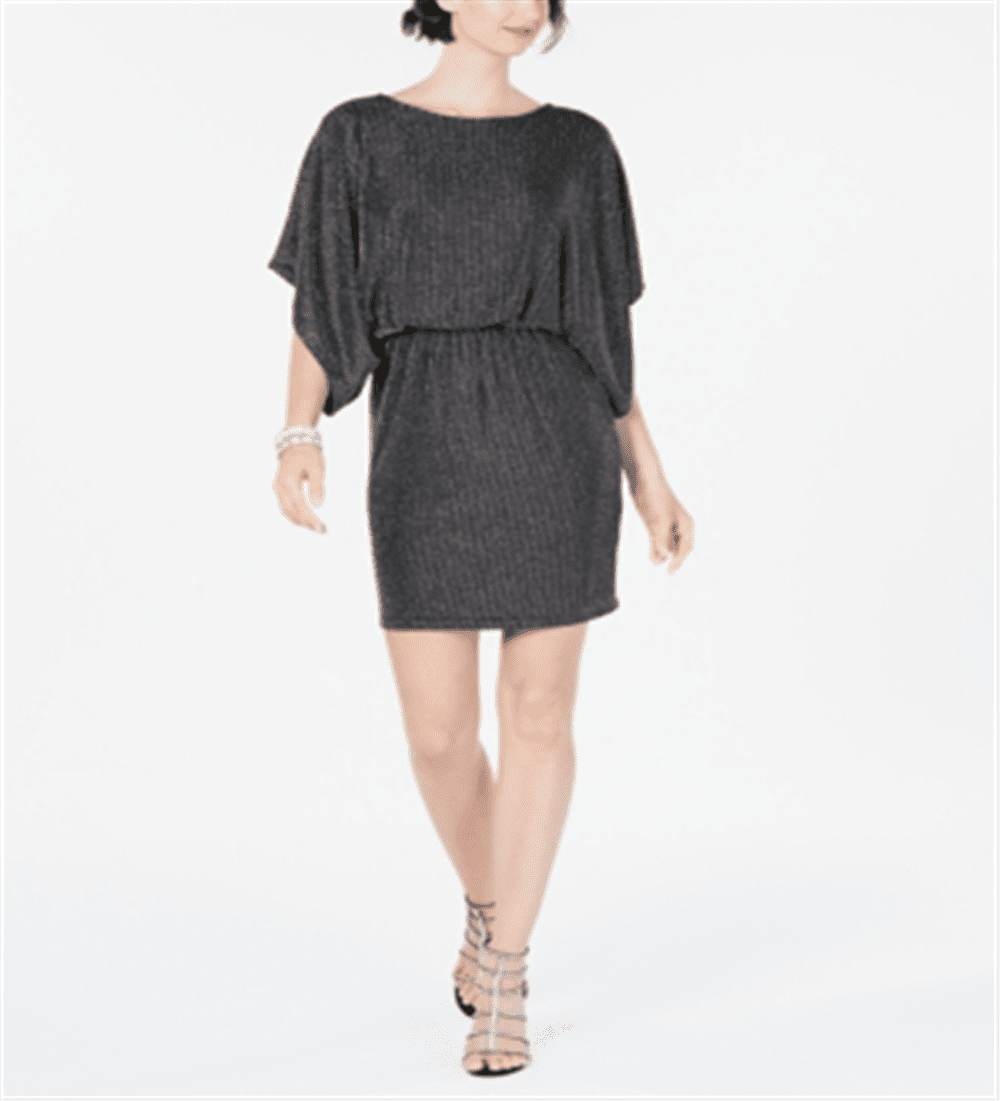 Jessica howard metallic shimmer blouson dress deals