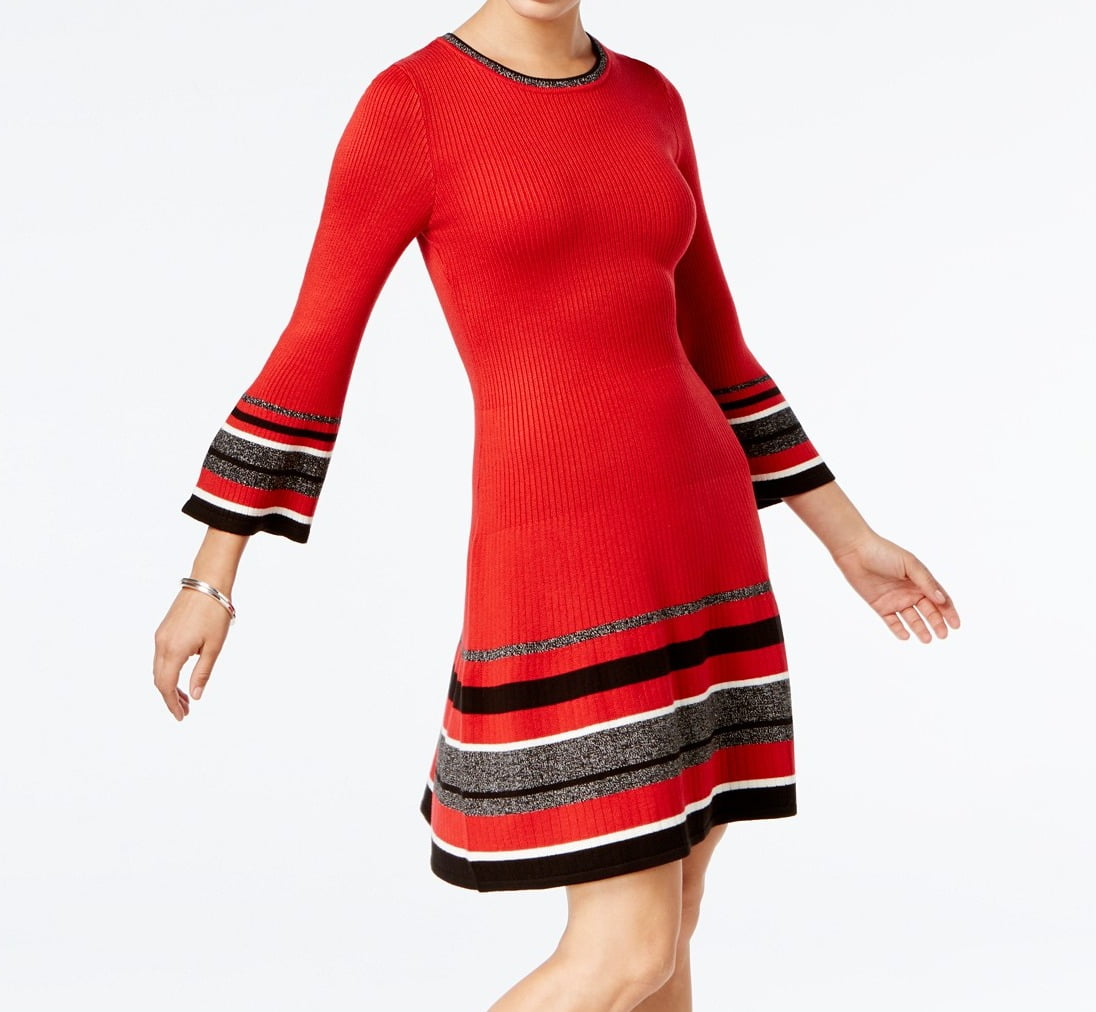 open lace back dress Jessica Howard Womens Red Knit Ruffled Textured Fitted Long Sleeve Mock  Neck Short Sweater Dress XL : Amazon.ca: Clothing, Shoes & Accessories