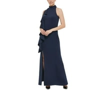 Jessica Howard Womens Mock Neck Long Evening Dress