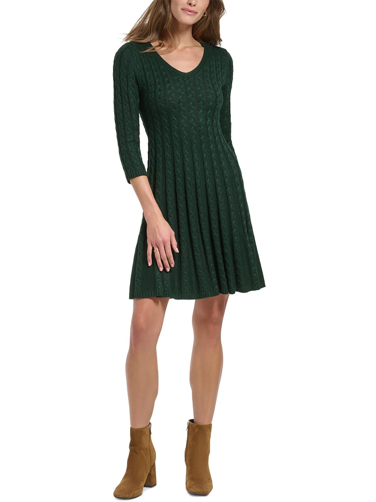 Jessica Howard Womens Petites Illusion Mini Sweaterdress Walmart