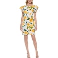 thumbnail image 1 of Jessica Howard Womens Petites Floral Mini Sheath Dress, 1 of 2