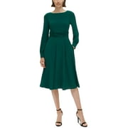 Jessica Howard Womens Petites Party Knee-Length Fit & Flare Dress