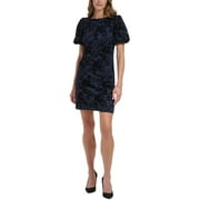 Jessica Howard Womens Plus Lace Mini Sheath Dress