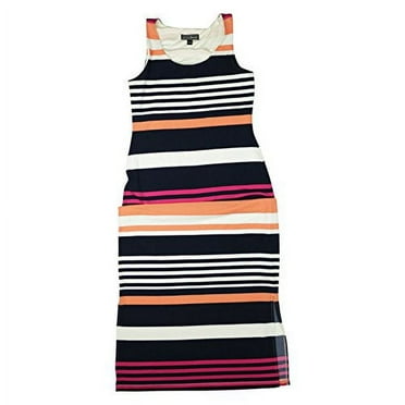 Jessica Howard Womens Sleeveless Maxi Dress Small Coral