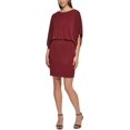 thumbnail image 1 of Jessica Howard Womens Textured Striped Mini Dress, 1 of 2