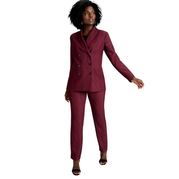 Jessica London Women's Plus Size 2-Piece Double-Breasted Pantsuit