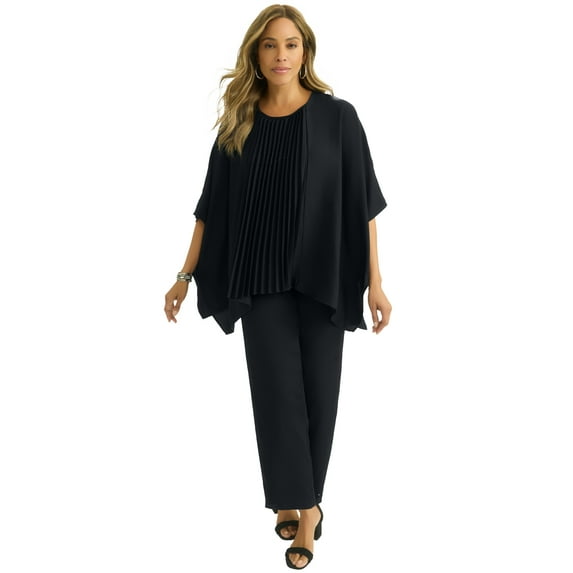 Jessica London Women's Plus Size 2-Piece Georgette Pantset